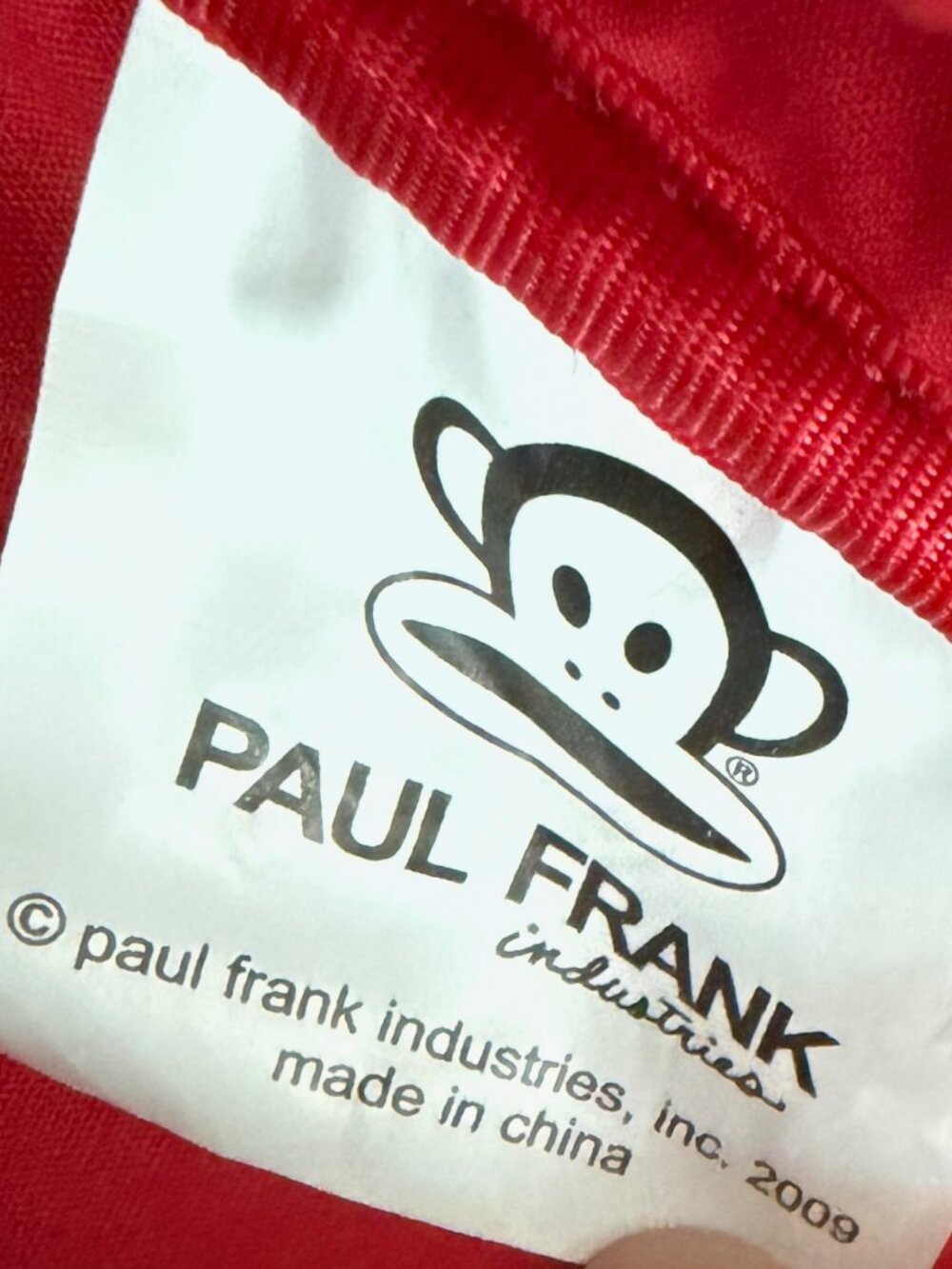 Paul Frank Blue and Red Julius Monkey Mini Square Handbag 2009 - Picture 8 of 8